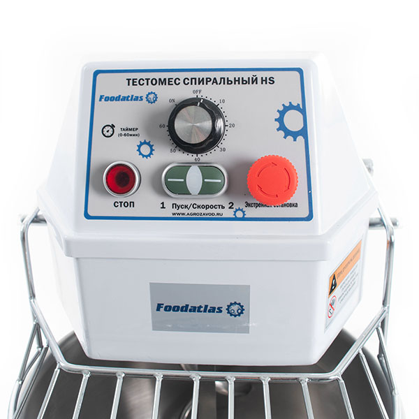 Тестомес спиральный HS-40A Foodatlas Eco 220В